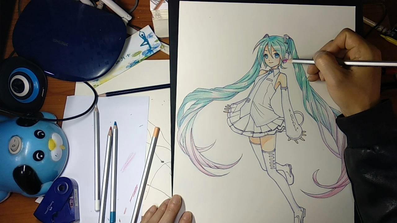 初音未來視頻繪畫步驟即將發佈