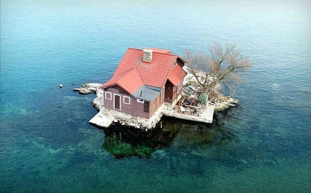 世界最小的岛屿图片