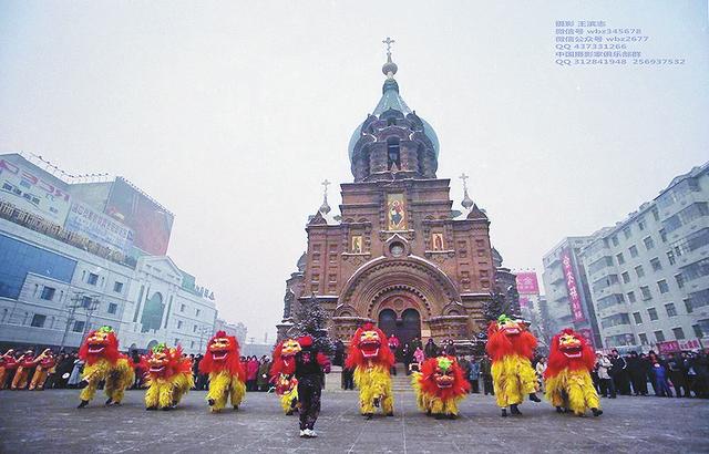 哈尔滨著名景点索菲亚教堂21年前还是这个样子