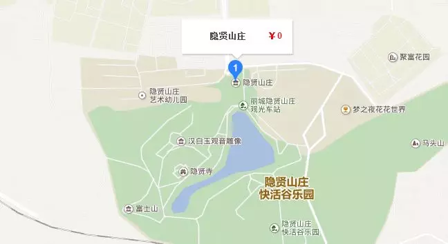 东莞隐贤山庄地图图片