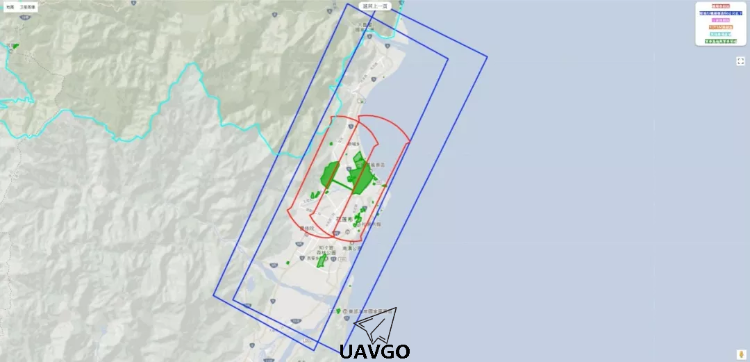 寶島臺灣無人機禁飛區