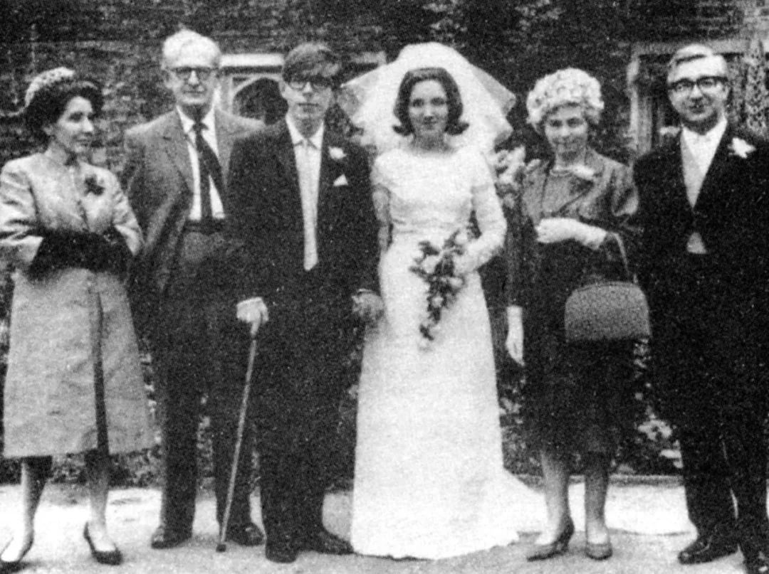 斯蒂芬·霍金和简·怀尔德的婚礼照
