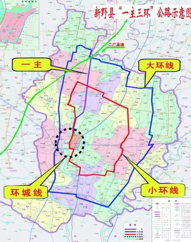 新野县县城地图高清版图片