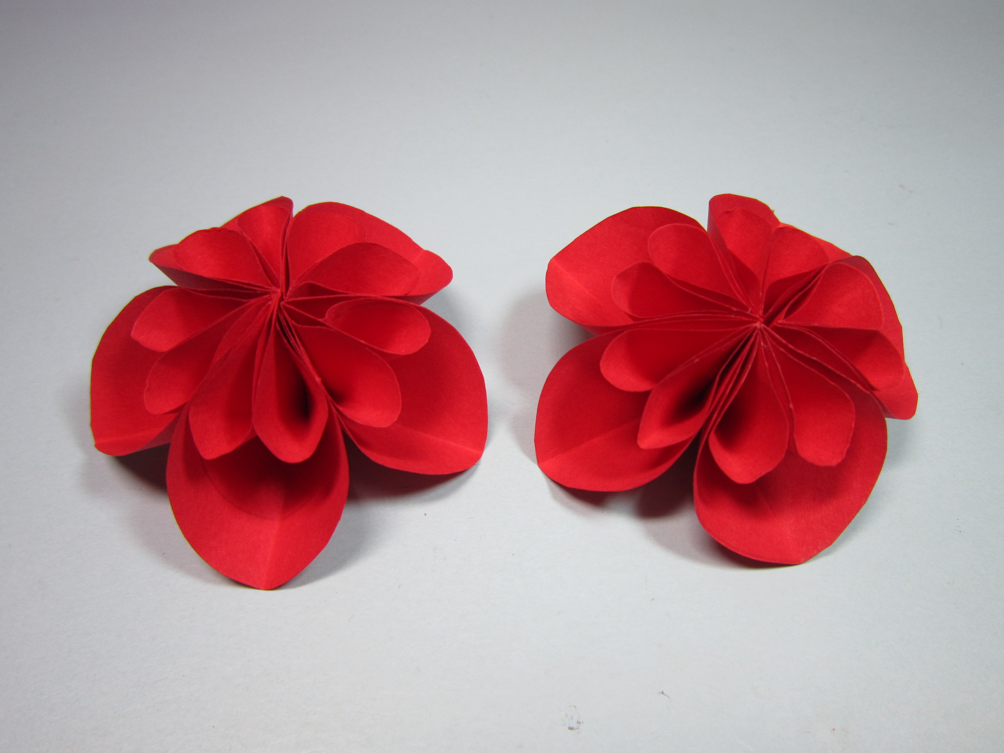 3分钟学会简单又美丽的花朵折纸,纸花的折法,diy手工制作