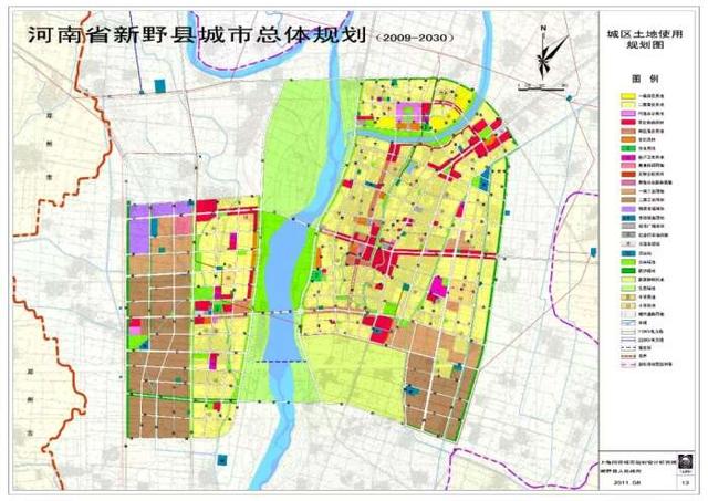 新野城区道路图图片