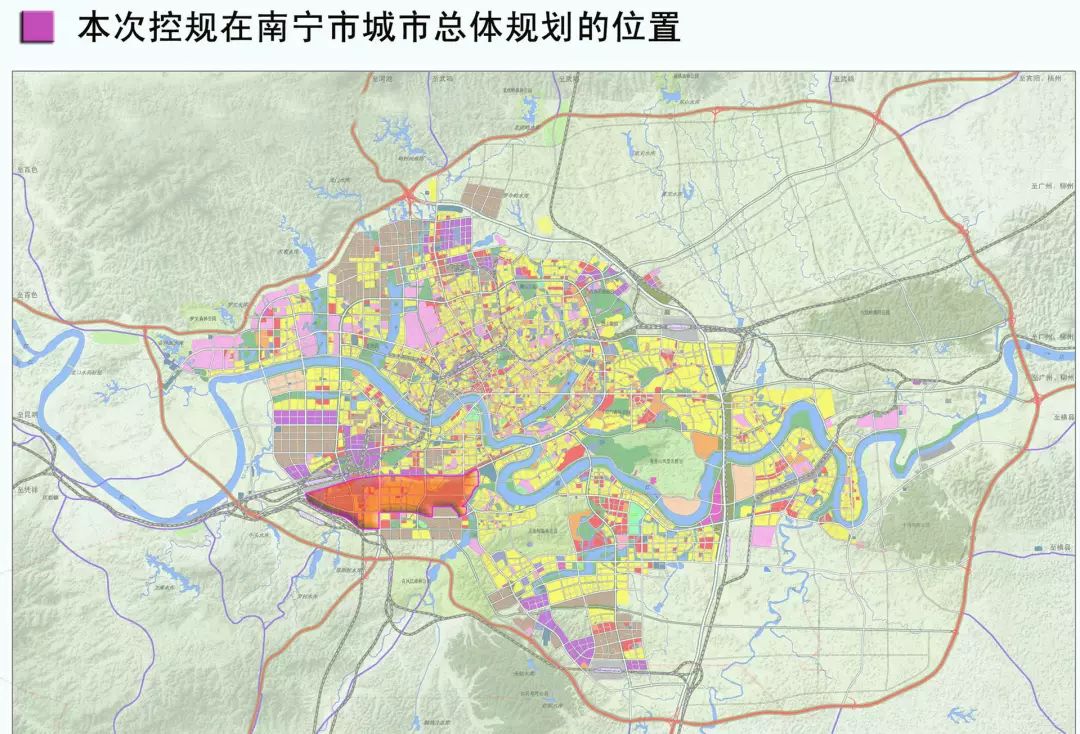 南宁规划图高清晰图片