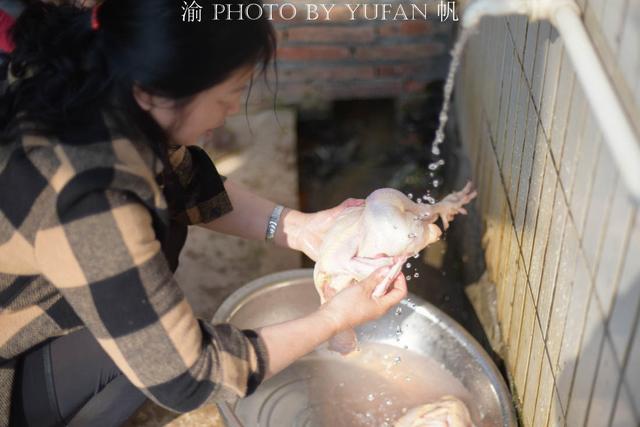 这个女孩敢杀鸡图片