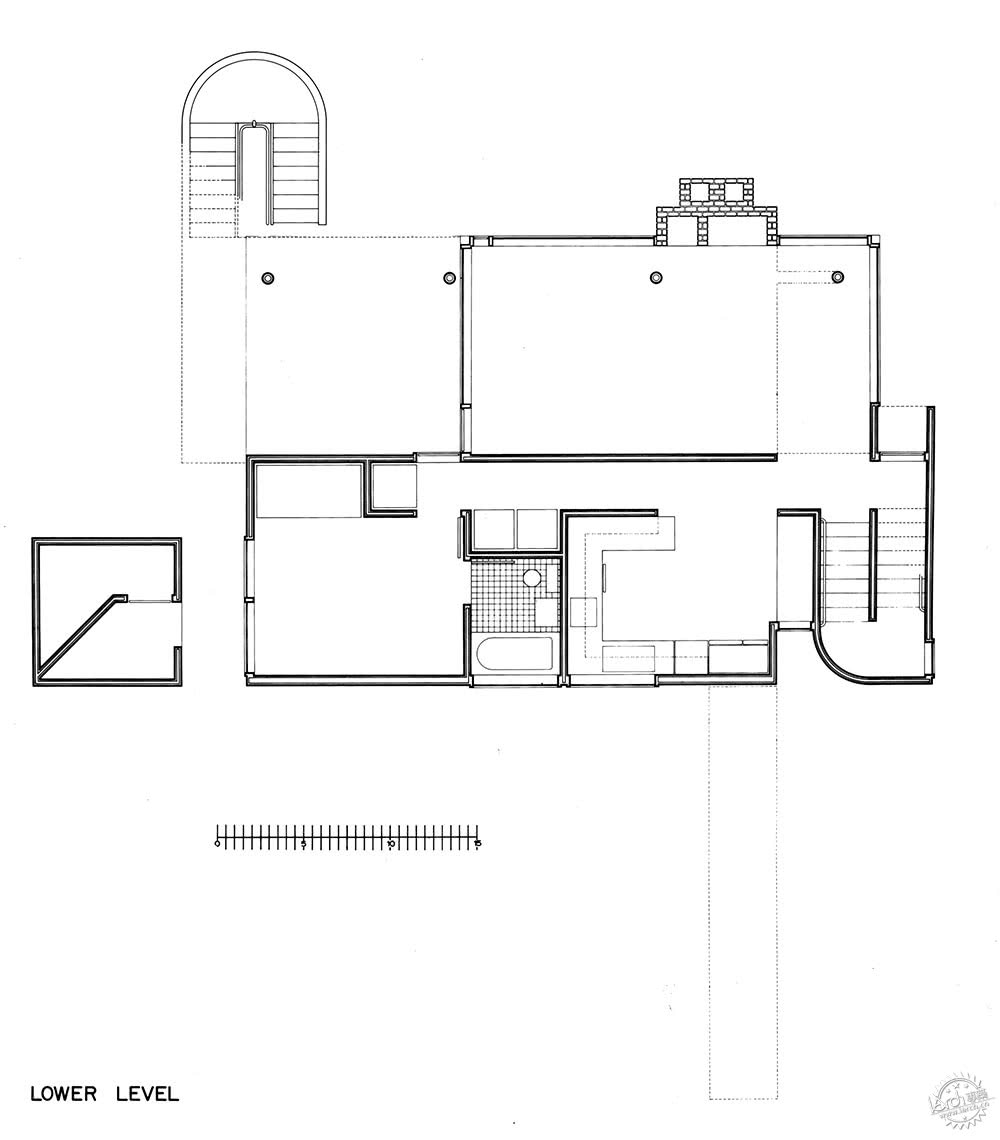 史密斯住宅手绘图图片