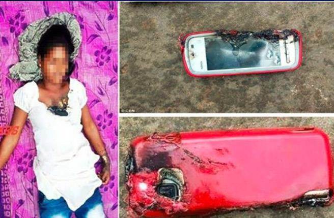 手机爆炸伤人图片