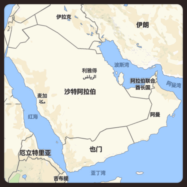 迪拜国家地图图片
