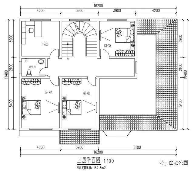 新农村自建房16x14米适合农村养老45万建成比别墅还美