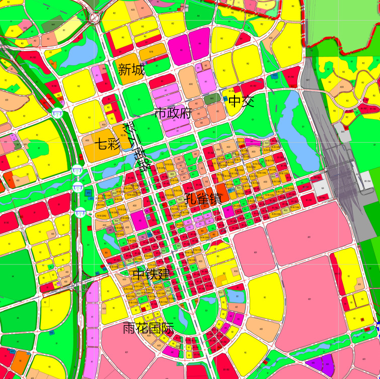 呈贡区规划图2025图片