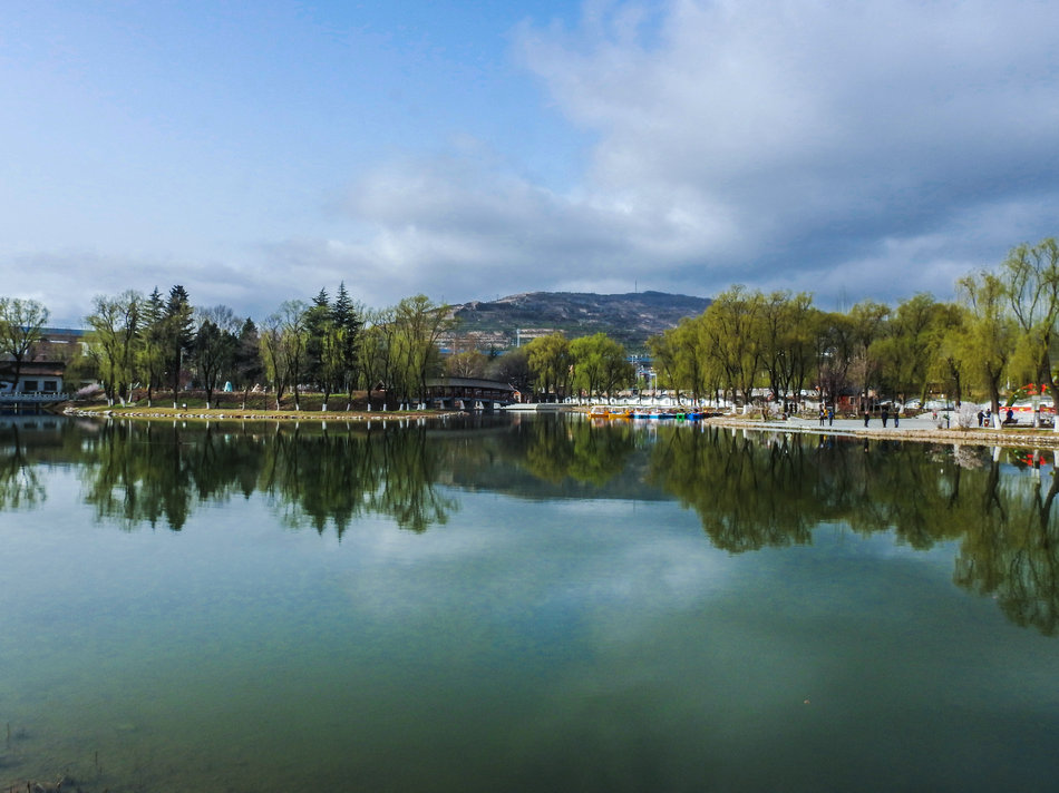 甘肃天水马跑泉公园春光风景如诗如画醉游人(天之水网组图)