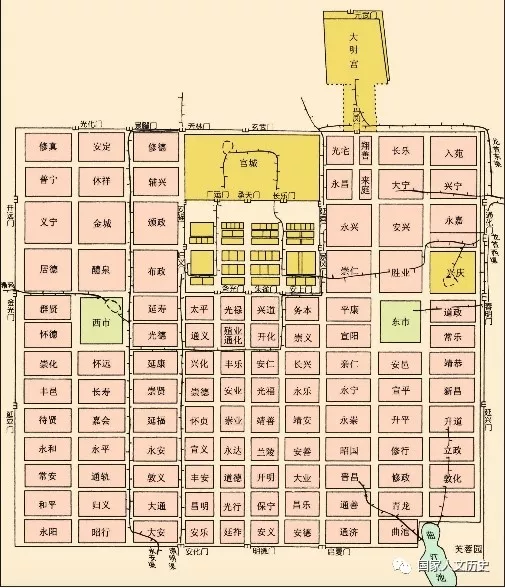 唐朝长城地图图片