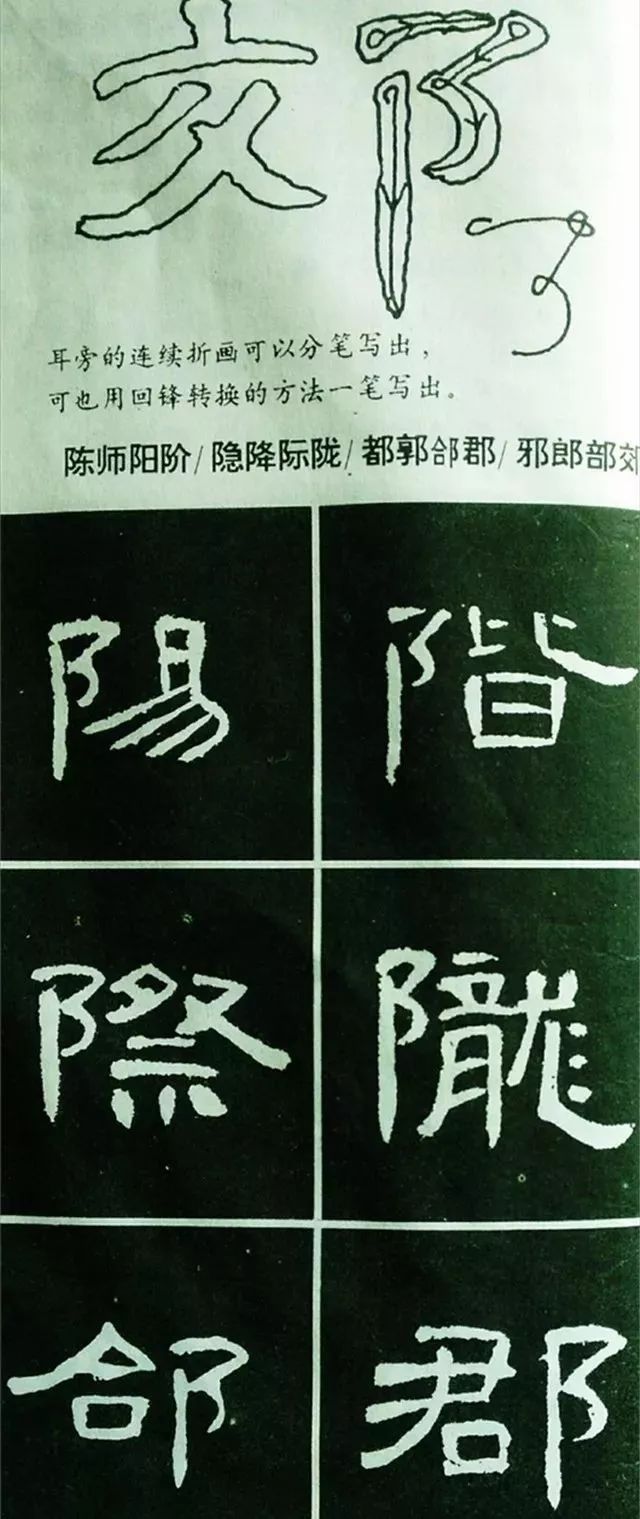 隸書《曹全碑》偏旁部首全解析(上)