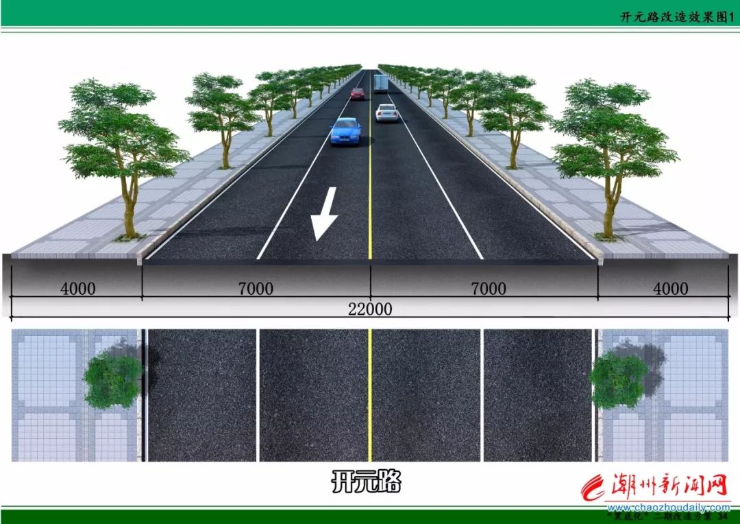 潮州将对42条道路进行黑底化改造正征求你的意见附高清效果图