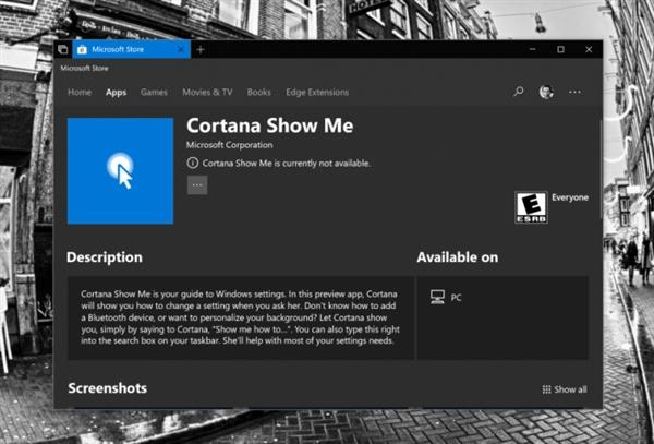 Win10 Build 17128发布：水印移除 新增Cortana Show Me