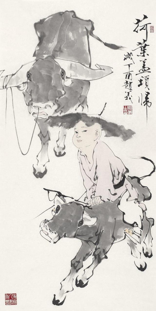 中国当代画坛的津门小范曾——赵义人物画