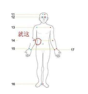 有一种方法可以概率性的测试出是否有肝炎,就是用手指轻按压肚脐右上