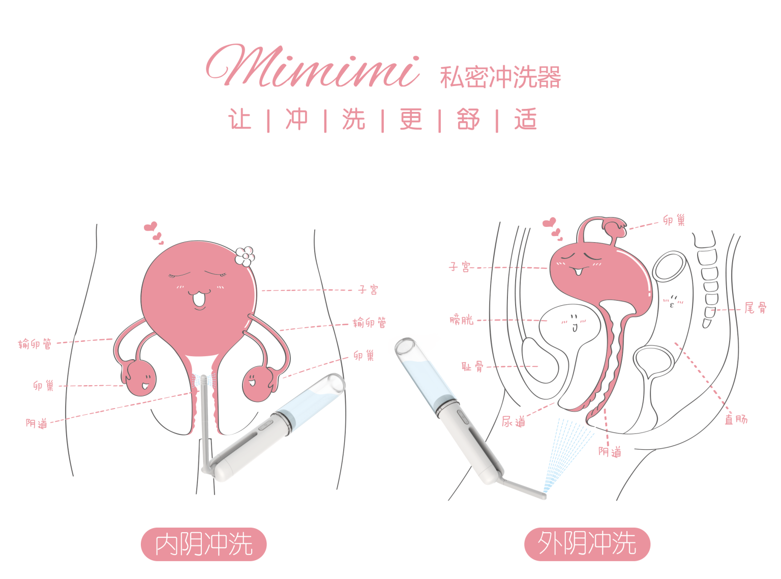 一用钟情!日本研制冲洗器mimimi「实用又不失温暖的好设计」