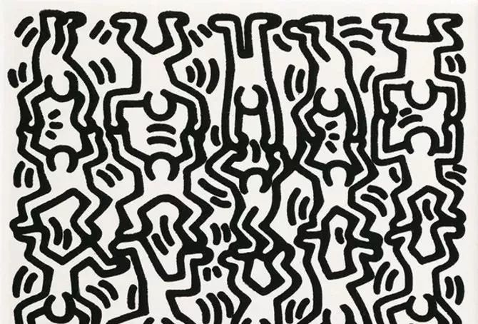 作為20世紀80年代美國波普藝術的代表人物,keith haring的作品沒有