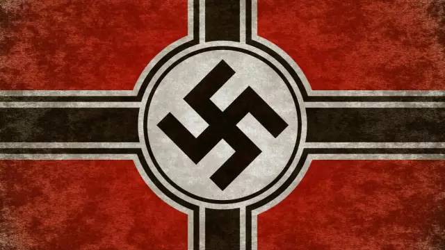 纳粹万字旗和佛教图片