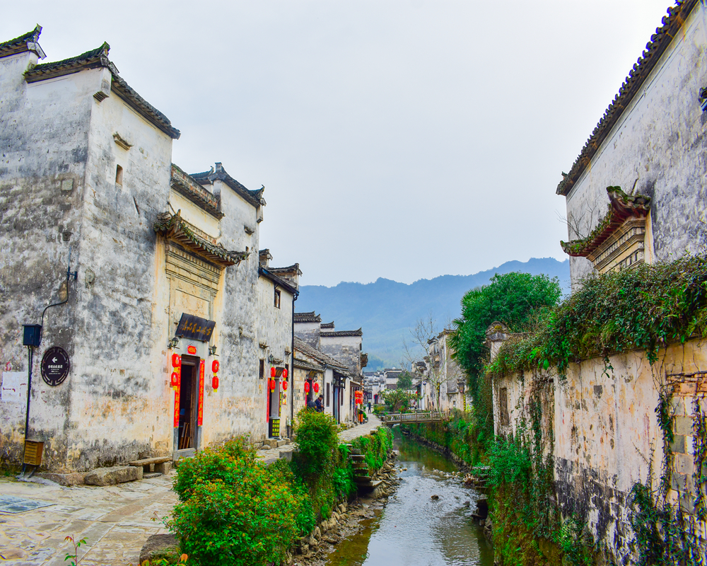 黟县屏山风景区图片图片