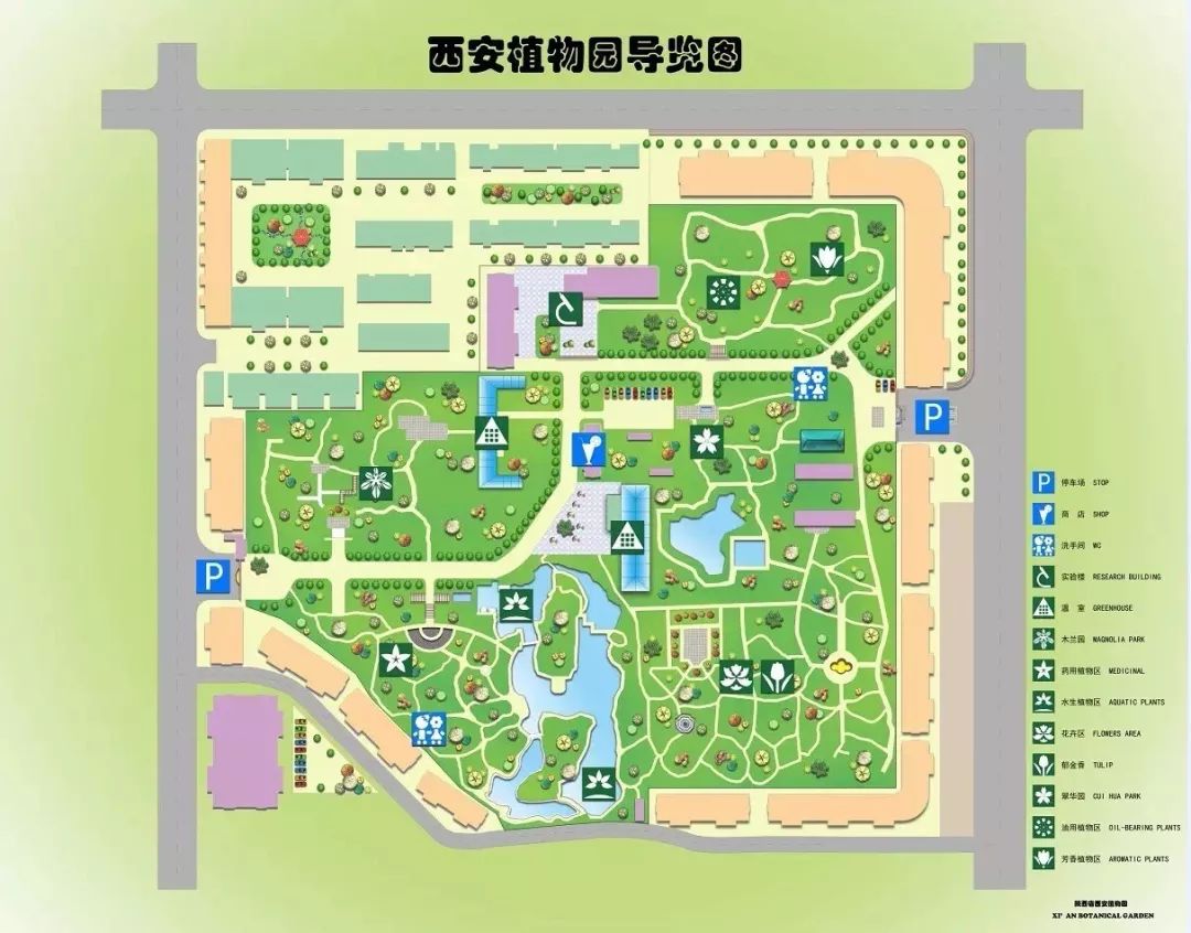 荥阳植物园平面图图片