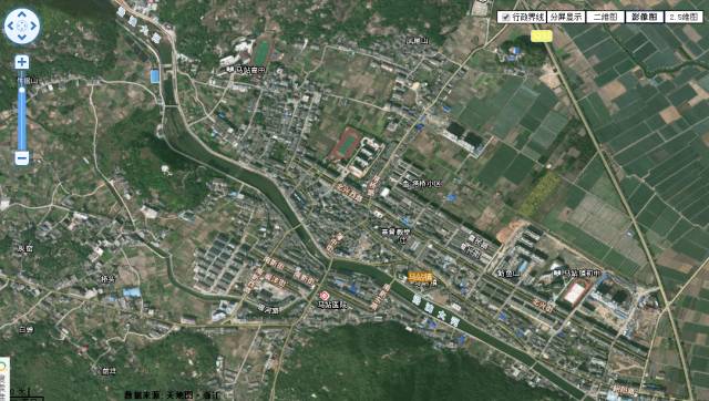 苍南灵溪卫星地图图片