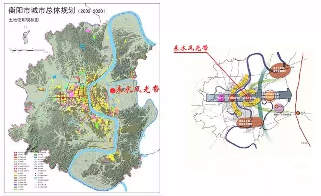 東達高鐵衡陽東站伴隨著耒水東岸風光帶項目的落成這裡未來的發展潛力