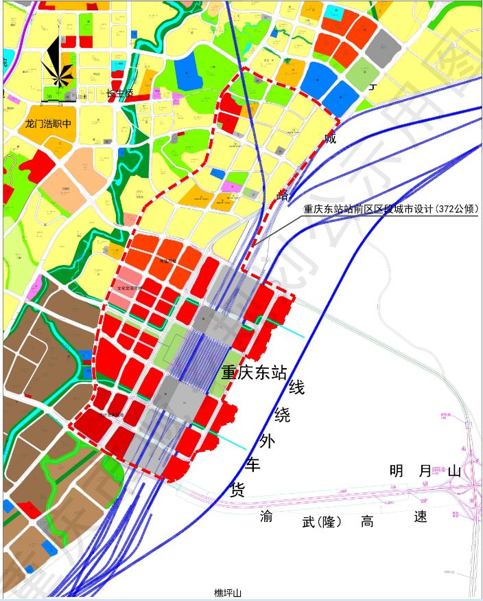 其西南側為茶園工業園區, 西北側緊鄰南岸區美麗山水中 確定的城稚澆