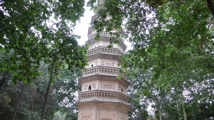 河南永城千年佛塔崇法寺塔