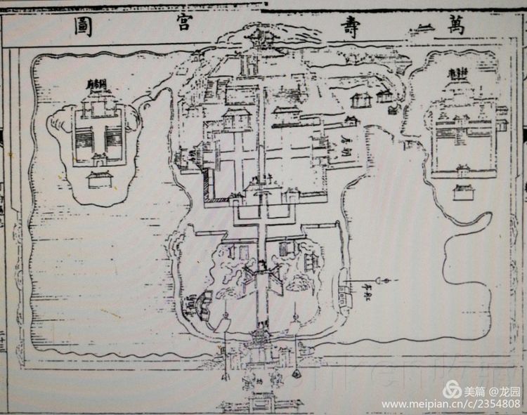 龙亭公园游览示意图图片