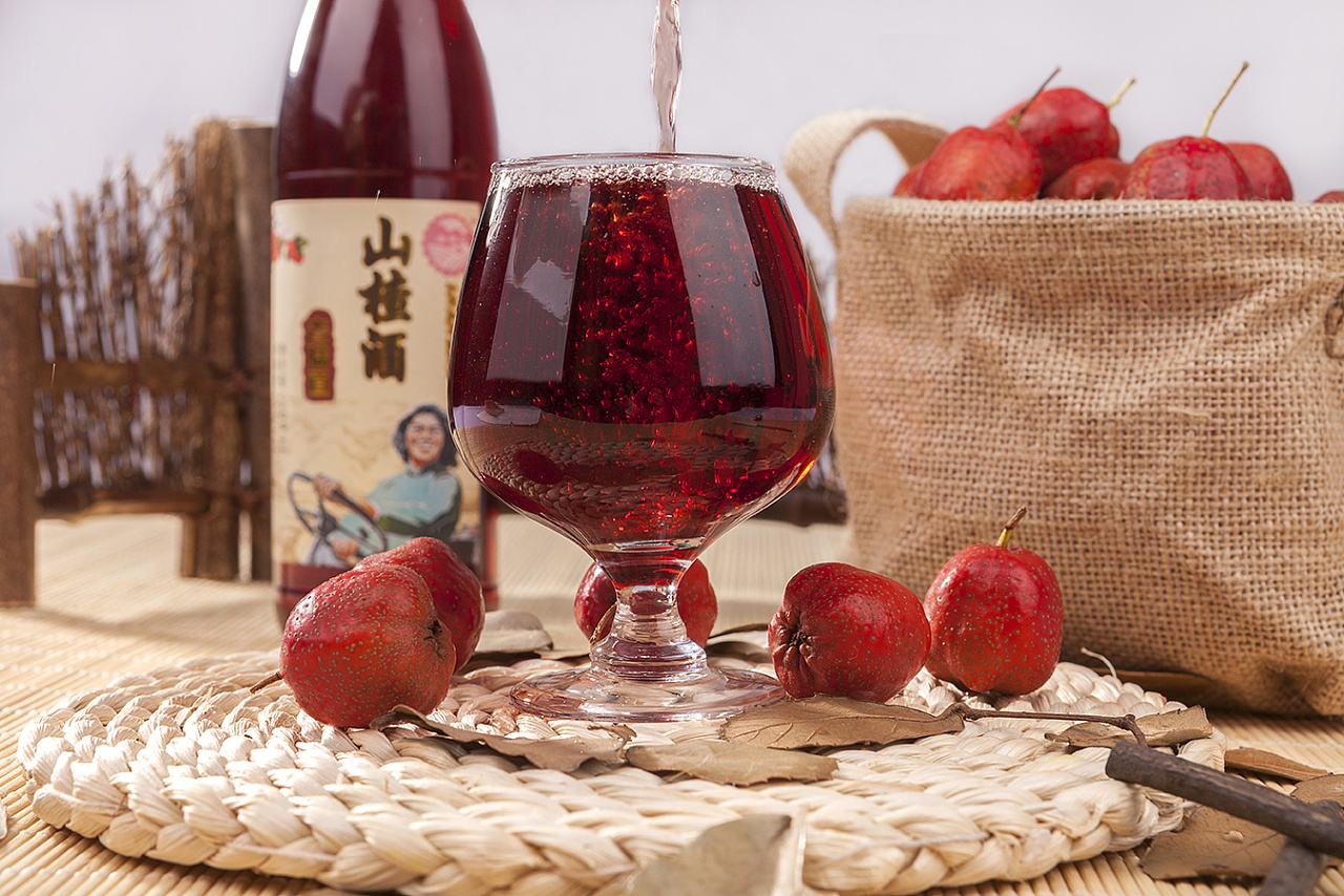 美特美山楂红酒图片
