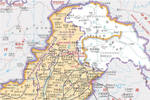 克什米尔高清地图图片