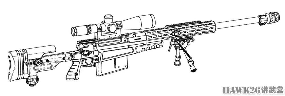 精准国际ax50大口径狙击步枪 只要人民币74264元