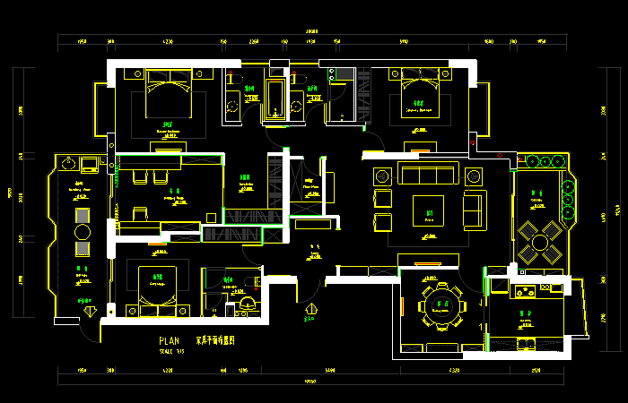 cad平面图步骤图片