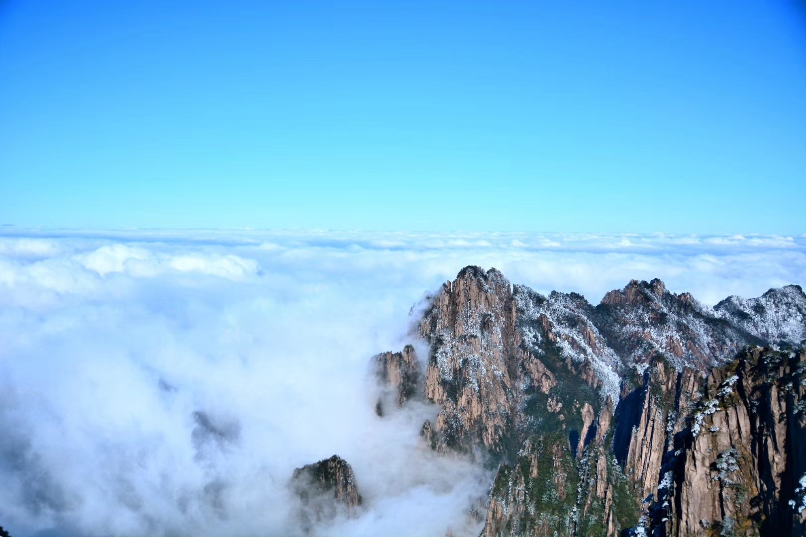 大美黃山(二)雲海 霧凇美如仙境,一切煩惱都沒了!