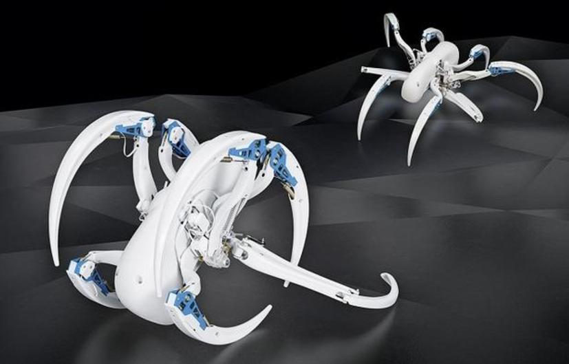神奇的蜘蛛机器人,能在空中翻滚,可在沙漠中快速奔跑
