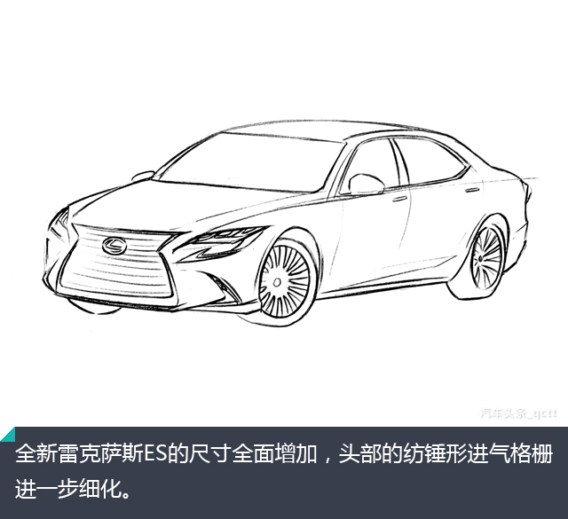 新一代雷克萨斯es下半年上市北京车展亮相算了吧