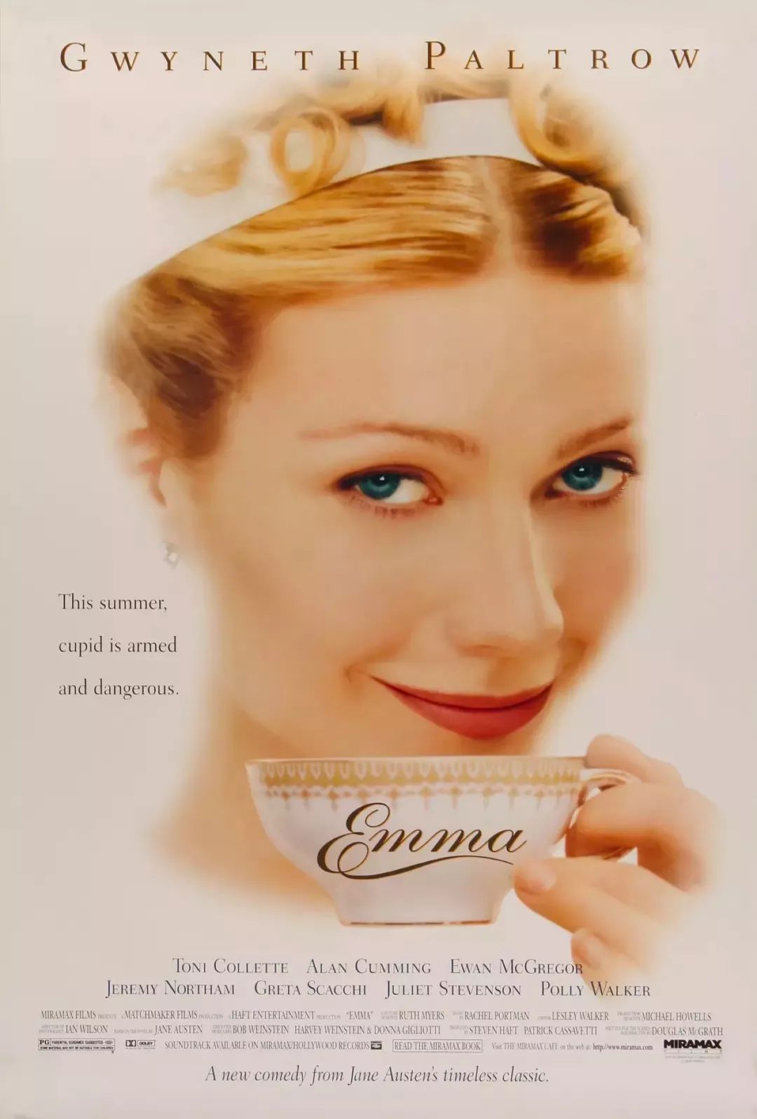 《艾玛》,1996年gwyneth paltrow成名作《远大前程》,1998年《莎翁