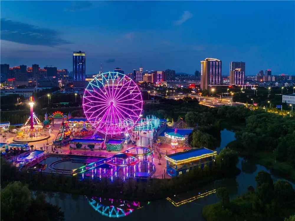 溧阳夜景图片