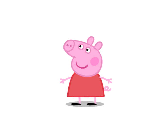 对,就是这个顶着吹风机头的粉色小猪猪 喜欢它的人上至99下至刚会走