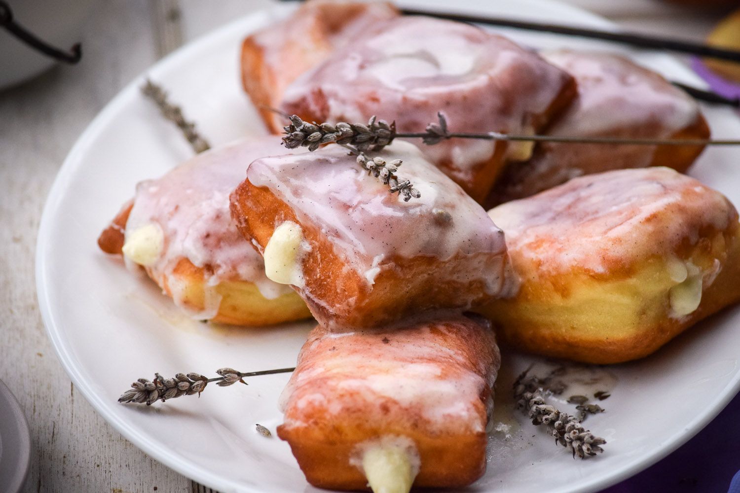 薰衣草香草豆法国beignets 