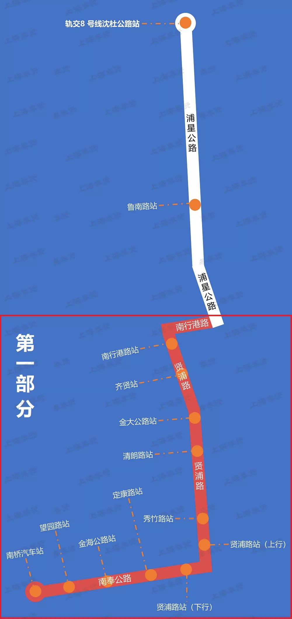 奉贤brt线路图时间图片