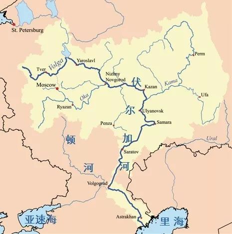 伏尔加河顿河运河地图图片