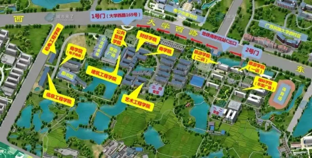 长江师范学院 地图图片