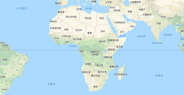 非洲(图/谷歌地图)
