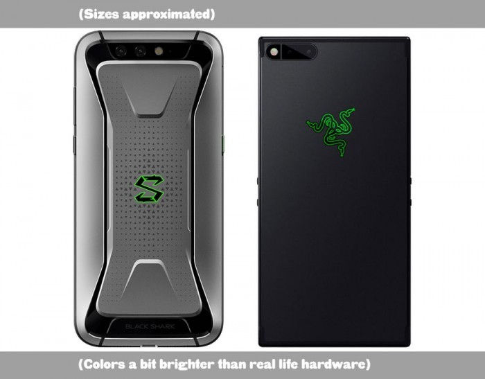 游戏手机你选谁？黑鲨和Razer Phone外观规格对比