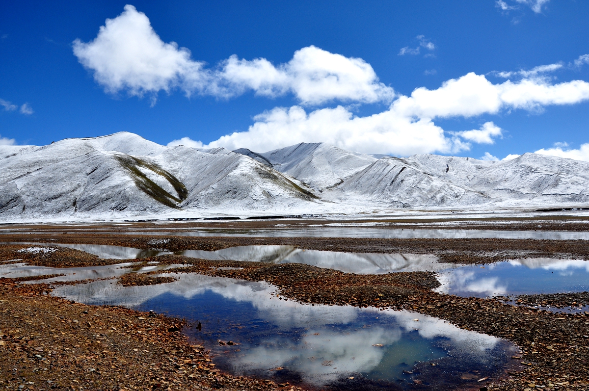 小面瓜自駕西藏度蜜月青藏線挑戰水毀路崑崙山遭遇暴風雪